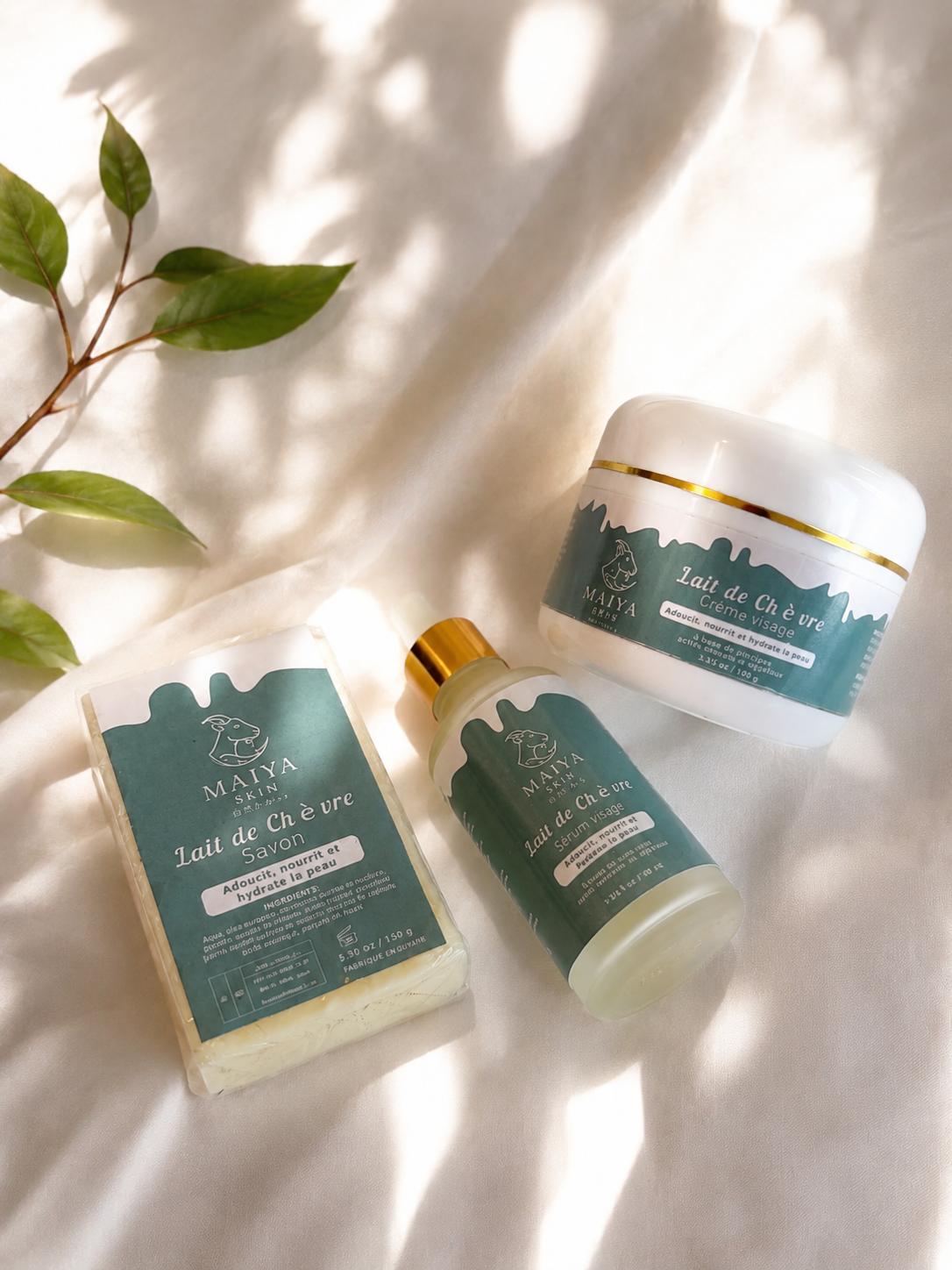 Routine Visage Complète – Savon, Sérum & Crème