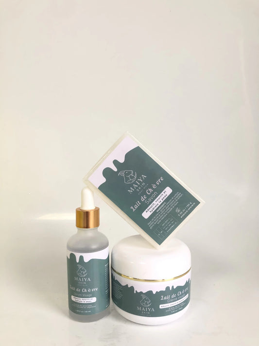 Routine Visage Complète – Savon, Sérum & Crème